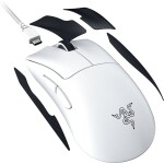 Razer DeathAdder V3 Pre biela / Herná bezdrôtová myš / optická / 30000DPI / 2.4GHz / 5 tlačidiel (RZ01-04630200-R3G1)