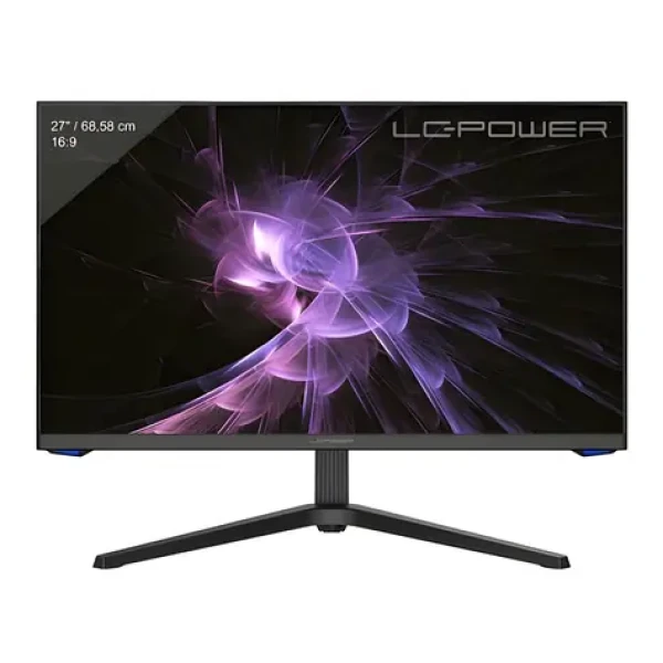 27" LC-Power LC-M27-QHD-180 čierna / Monitor / IPS / QHD 2560×1440 / 180Hz / 1ms / 2xDP+2xHDMI (LC-M27-QHD-180)