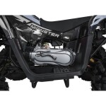 Mamido Detská benzínová štvorkolka RamiGO MONSTER 200CC čierno-biela