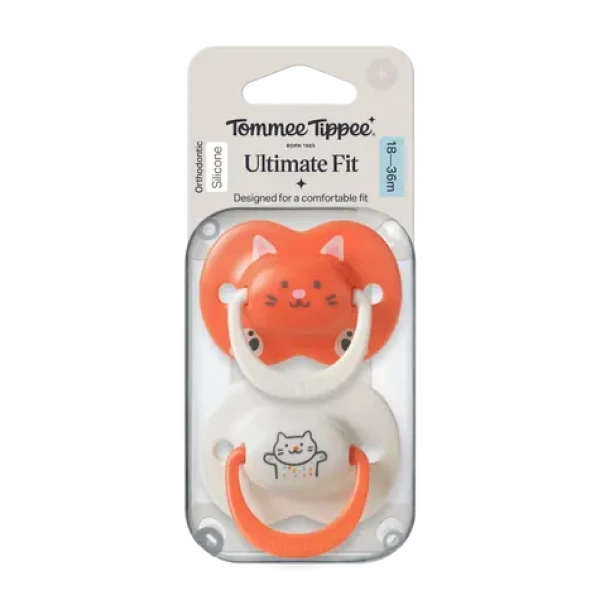 Tommee Tippee Ultimate Fit DECO silikónový cumlík 18-36 m GIRL 2ks - viac farebných variant (433658-T)