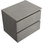CERANO - Kúpeľňová skrinka Carole + doska pod umývadlo Navira Slim - 18 mm - betónovo šedá - 60x49,8x46 CER-8050BD82985