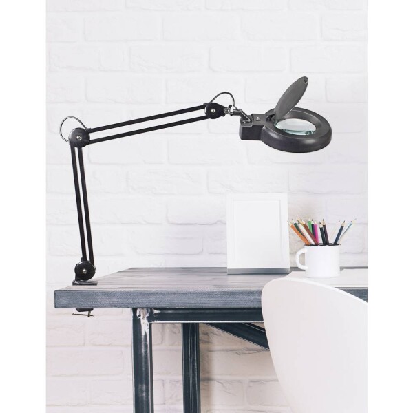 Maul 8263490 stolná lupa s LED osvetlením, Zväčšenie: 1.75 x, En.trieda 2021: E (A - G); 8263490