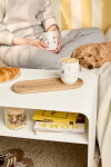 Räder Porcelánový hrnček Dachshund Skateboard
