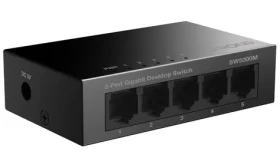 Strong SW5000M čierna / Switch / 5- Port / 1000 Mbps / pasívne PoE (SW5000M)