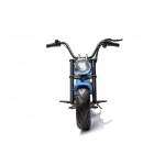 Mamido Detská elektrická motorka Chopper Warrior 36V modrá