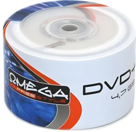 Omega DVD+ R 4,7 GB / Médiá DVD+ R / 16x / Spindl 50 ks (41989)