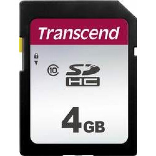 Transcend 300S 4GB / pamäťová karta / SDHC / Class 10 (TS4GSDC300S)