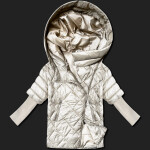 Dámska bunda Minority (M2-6701-12) ecru - Goodlooking XL