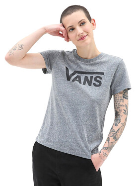 Vans FLYING CREW grey heather dámske tričko krátkym rukávom