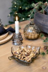 Chic Antique Sklenená miska Christmas Tree Green