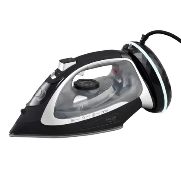 Adler AD 5043 čiernosivá / Žehlička / bezdrôtová / 2800W / 30g/min (AD 5043)