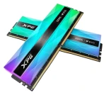 ADATA Lancer NEON šedá / Pamäť RAM / DDR5 32GB (2x16GB) / 6000 MHz / CL30 / RGB (AX5U6000C3016G-DCLANRSG)