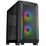 Silverstone FARA 312 čierna / mATX / 2x USB-A 3.0 / 2x 140mm ARGB / bez zdroja / priehľadná bočnica (SST-FA312Z-BG)