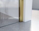 HOPA - Walk-in sprchovací kút LAGOS GOLD NEW 200 - Farba rámu - Zlatá, Rozmer A - 120, Rozmer C - 200, Výplň - Vrúbkované bezpečnostné sklo - 8 mm BCLAGO12BGPN2
