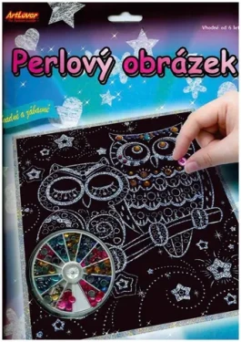 ARTLOVER Perlový obrázok Sovy