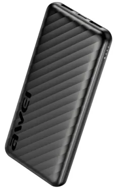 Awei P5K Pre čierna / Powerbanka / 10000mAh / 2x USB-A / 5V/2,4A (P5K Pro)