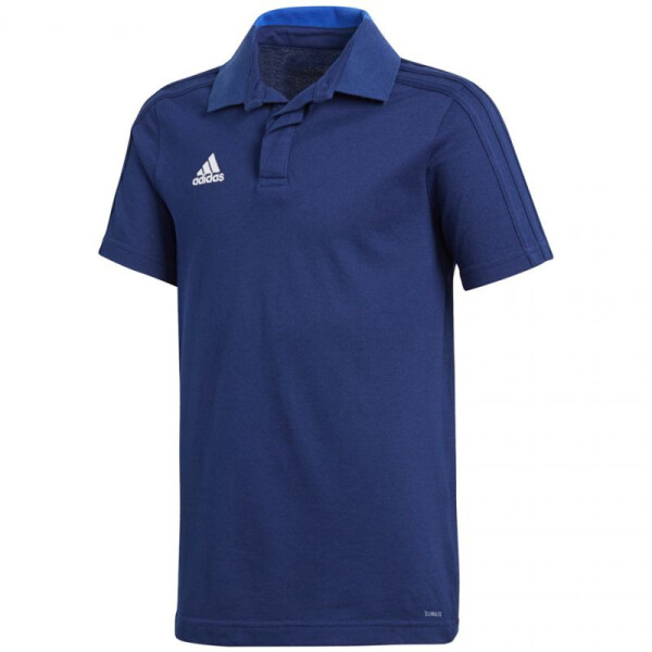 Detské bavlnené polo tričko Condivo 18 Jr CF4368 - Adidas 128CM