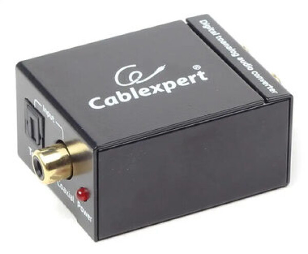 Gembird DSC-OPT-RCA-001 čierna / audio converter (DSC-OPT-RCA-001)