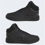 Unisexová juniorská členková obuv Hoops Mid 3.0 K Jr HR0228 Čierna – Adidas 38 2/3 černá