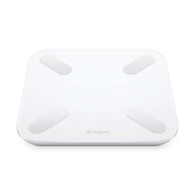 Yunmai X Mini 2 biela / Múdra osobná váha / nosnosť až 180 kg / LED displej / Bluetooth / Temperované sklo (6926586358769)