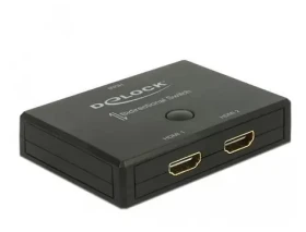 DeLock HDMI 2-1 / Obojsmerný prepínač / 4K / 60 Hz (18749)