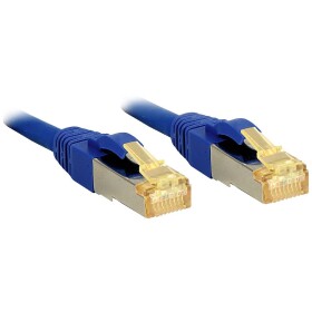 LINDY 47285 RJ45 sieťové káble, prepojovacie káble CAT 6a (surový kábel CAT 7) S/FTP 20.00 m modrá tienený, pozlátené kontakty 1 ks; 47285