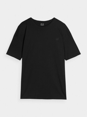 Unisex bavlnené tričko 4FAW23TTSHU0885-20S čierne 4F