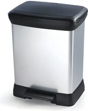 Curver Pedálový odpadkový kôš 30 l strieborná / Odpadkový kôš / Pedálový / 30 l (50279)