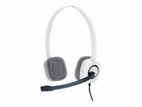 Logitech Stereo Headset H150 Coconut / slúchadlá s mikrofónom (981000350)