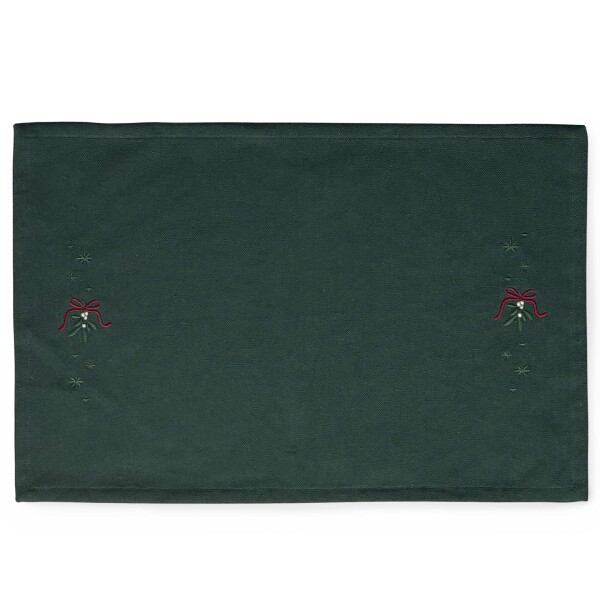 JUNA Vyšívané prestieranie Mistletoe 49 × 32 cm