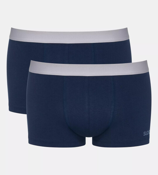 Pánske boxerky GO ABC 2.0 Hipster 2P - MODRÁ - modrá 00RA - SLOGGI BLUE XS