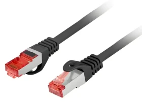 Lanberg CAT6 S/FTP 5m čierna / Patch kábel / LSZH / 250 MHz / RJ-45 (PCF6-10CU-0500-BK)