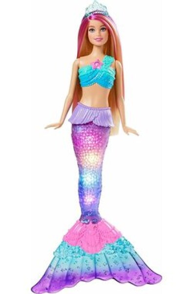 Mattel HDJ36 Barbie Dreamtopia - Blikajúca morská panna blondínka