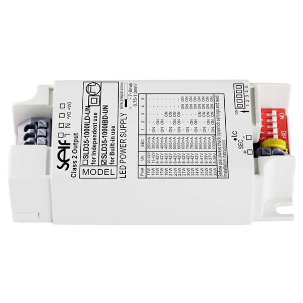 Self Electronics SLD35-1000IBD-UN napájací zdroj pre LED 35 W 1 A 8 - 42 V stmievateľný; SLD35-1000IBD-UN