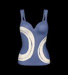 Dámske tielko Summer Allure WP Tankini Blue - Triumph 40E