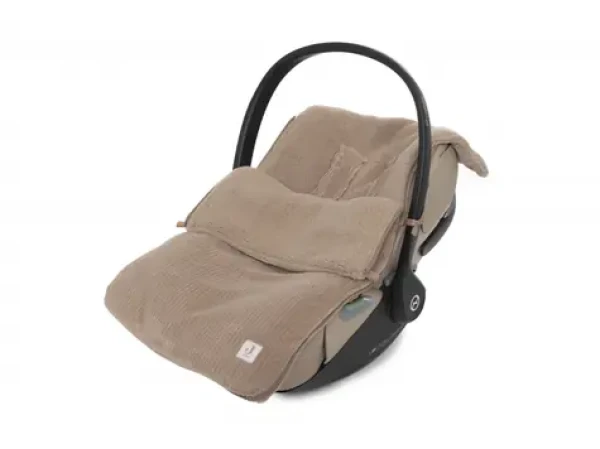 Jollein Fusak do autosedačky Cloudy Rib Milky Coffee (025-811-68118)