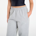 Mikina Nike Solo Swoosh Men's Fleece Open-Hem Pants Dk Grey Heather/ Lt Smoke Grey/ White XS
