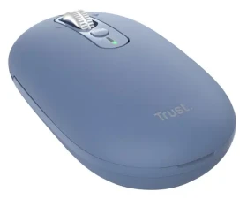 Trust Seron Slim modrá / Kancelárska myš / Optická / 3200 DPI / USB + Bluetooth / 7 tlačidiel (26020)