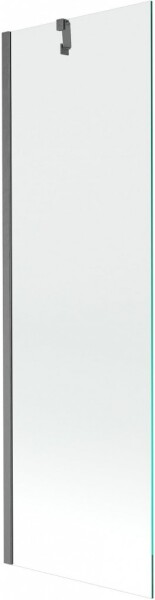 MEXEN/S - Next vaňová zástena FIX 60 x 150, transparent, grafit kartáčovaná 895-060-000-00-00-66