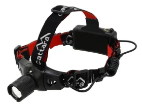 Cattara Čelovka LED 180lm ZOOM čierna / CREE XP-E 3 W / 3x 1.5 V AAA / IP44 / dopredaj (13122)