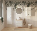 Kúpeľňová skrinka vysoká Naturel Forli 40x157x20 cm biela FORLIV40BI FORLIV40BI