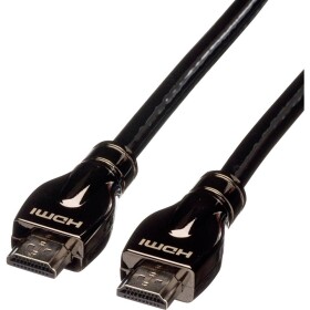 Roline HDMI prepojovací kábel Zástrčka HDMI-A, Zástrčka HDMI-A 20.00 m čierna 11.04.5687 4K UHD, dvojžilový tienený HDMI kábel; 11.04.5687