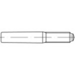 TOOLCRAFT 144667 kužeľový kolík (Ø x d) 13 mm x 14 cm ocel 10 ks; 144667