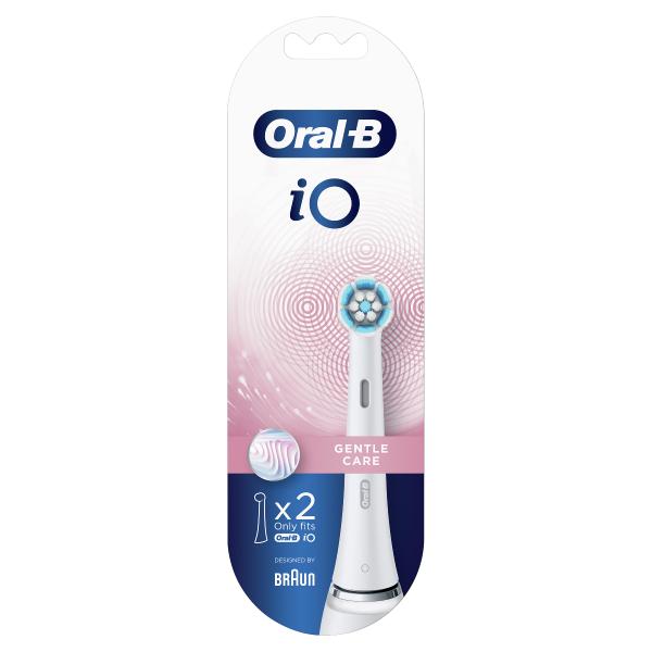 Oral-B Gentle Care iO biela 2ks / náhradná hlavica pre Gentle Care iO (4210201343646)