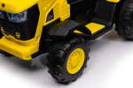 Mamido Mamido Detský elektrický traktor s vlečkou 12V 7Ah žltý