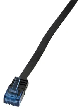 LogiLink SlimLine černá / Plochý patch kabel / Cat6 / U/UTP / RJ-45 / 1 m (CF2033U)