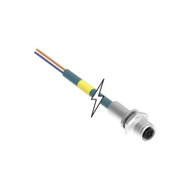 Molex Molex WOD Industrial Solution upravený zástrčkový konektor pre senzory - aktory, 1300540012, piny: 4, 0.20 m, 1 ks; 1300540012