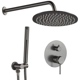REA - Podomietková sprchová sada Lungo Grip Gun Grey + BOX REA-P8958