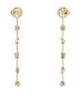 Guess Dlhé pozlátené náušnice 4 Love JUBE05040JWYGT/U