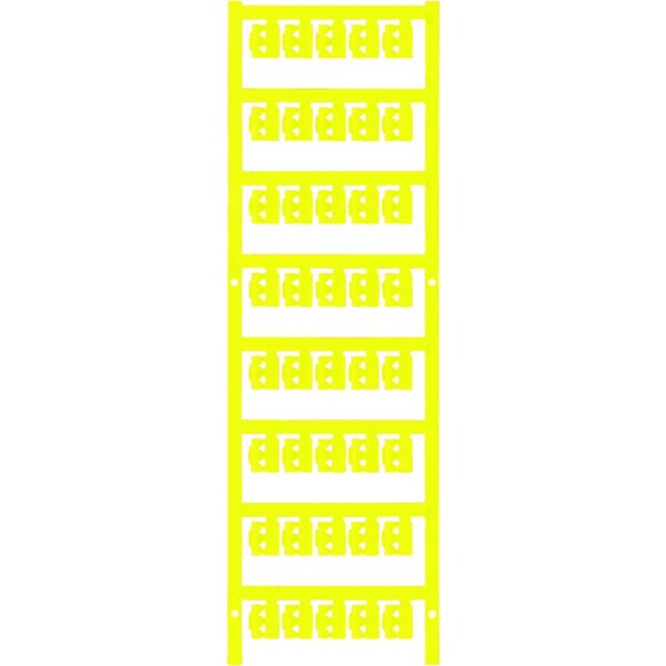 Weidmüller 1813160000 SFC 0/12 NEUTRAL GE ochranný štítok Druh montáže: prichytenie sponami Potlačiteľná plocha: 4.10 x 12 mm žltá Počet markerov: 200 200 ks; 1813160000